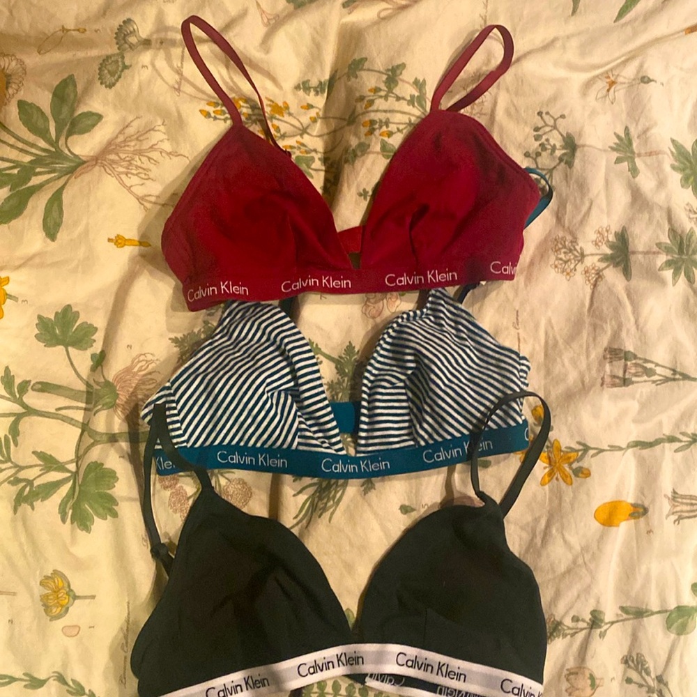 Calvin Klein bralettes (3)